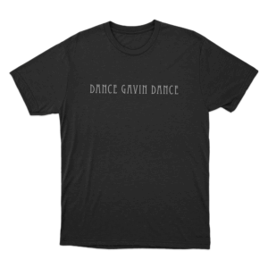 Dance Gavin Dance Minimal Text Unisex T Shirt Black