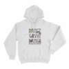Downtown Battle Mountain II Unisex Hoodie White
