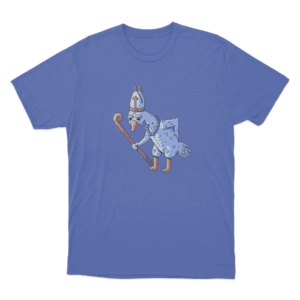 Elder Goose Unisex T Shirt Blue