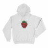 Strawberry Unisex Hoodie White