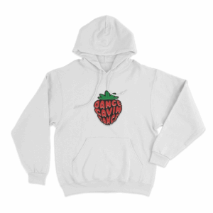 Strawberry Unisex Hoodie White